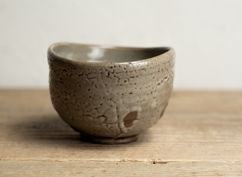 唐津焼 古唐津 茶道具 抹茶茶碗 菓子器 4点 袱紗付き 骨董 未使用 楽天