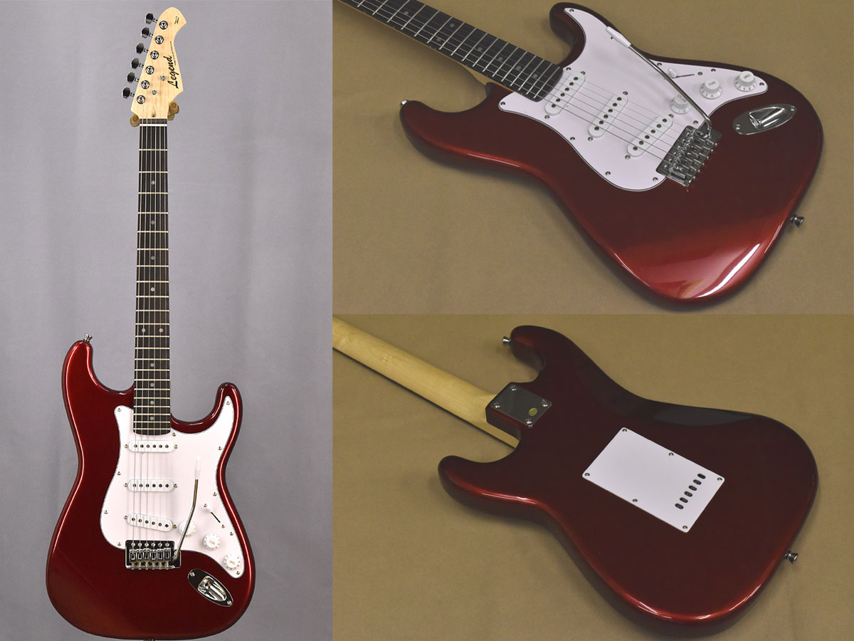 Legend レジェンド ストラトキャスター タイプ ストラト ST LST 赤