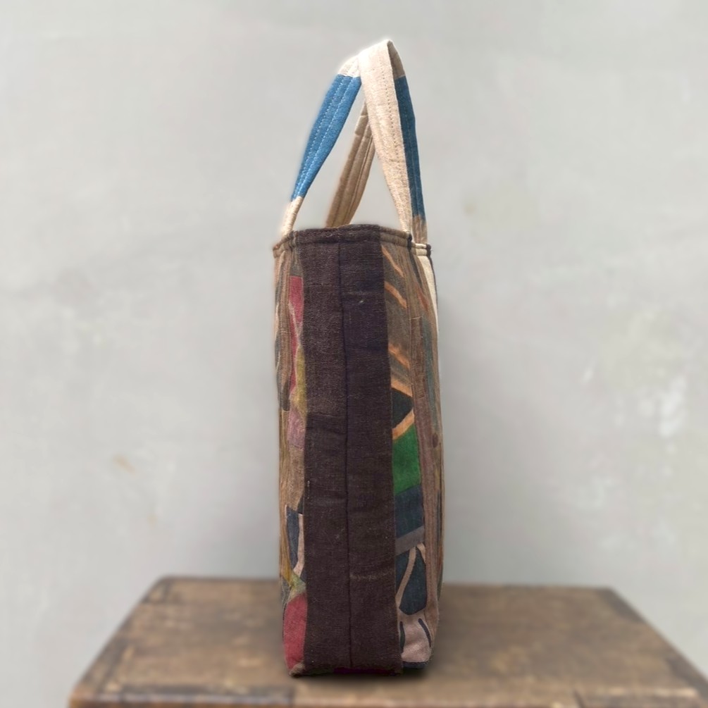 楽天市場】【古布手提げバッグ】作家一点物 軽量 襤褸 BOROパッチ