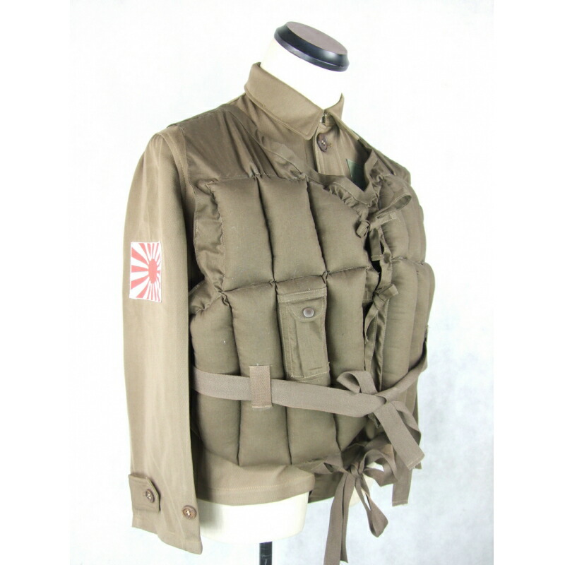 日本陸軍航空隊救命胴衣（実物) 日本陸軍 救命胴衣 ライフジャケット