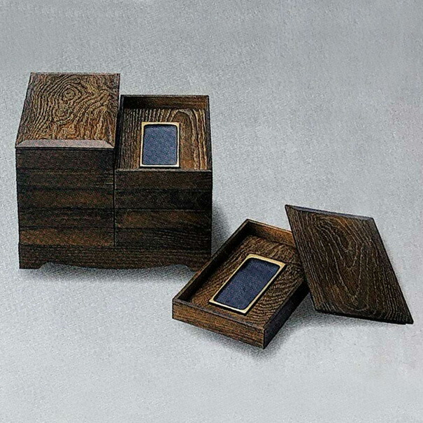 ♥中国 硯 古硯 赤糸硯 桐箱付き 骨董品 墨 筆 書