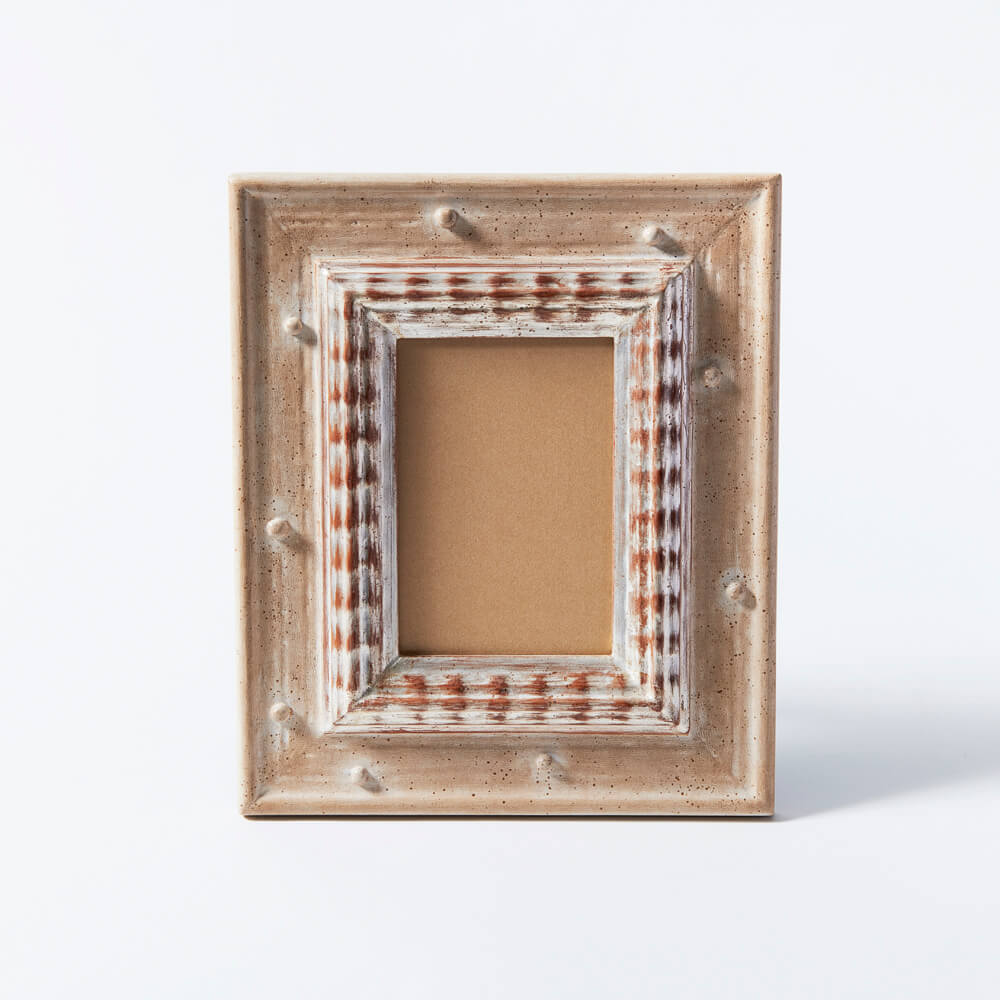 VISONで購入 陶芸 額縁 ポストカードが入る VISONで購入 陶芸 額縁