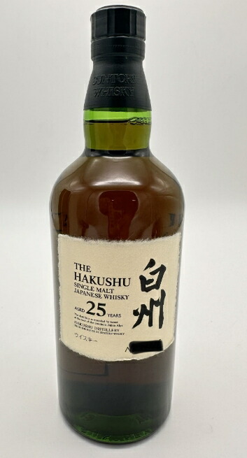 楽天市場】サントリーシングルモルトウイスキー 白州25年 カートン付き