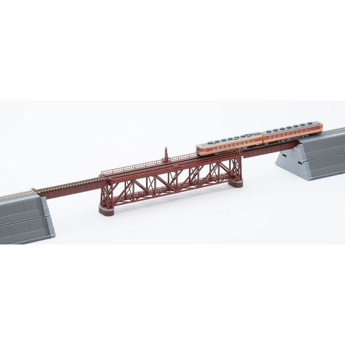 楽天市場】Nゲージ 上路式 単線 トラス鉄橋 S280 F 赤 れんが橋脚・2本