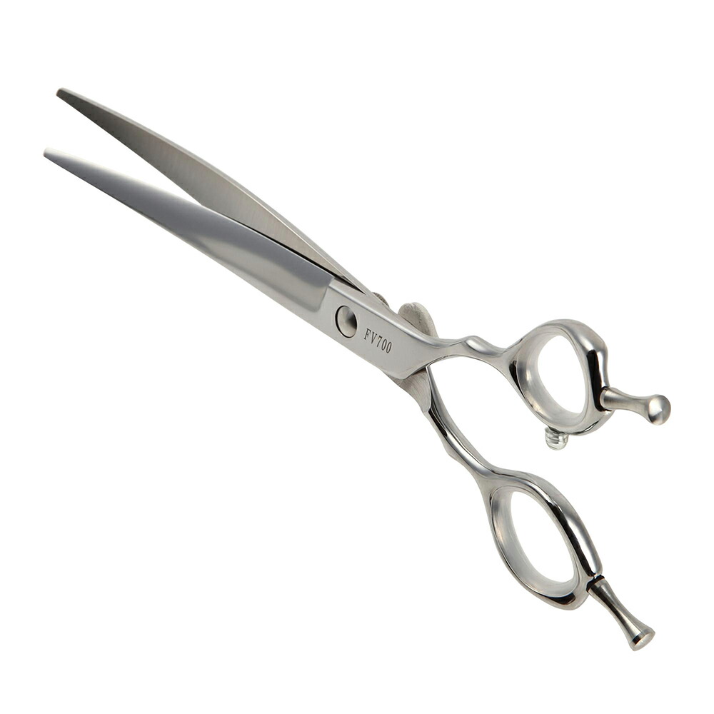 パワフルに切れるプロ用カーブシザー♪トリマートリミングペットママ