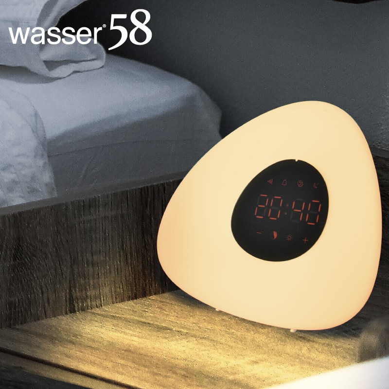 楽天市場】光り目覚まし時計 光りで起きる目覚まし時計 光療法ライト