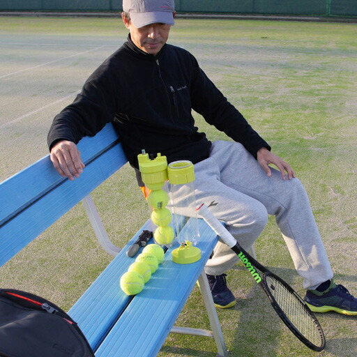 5本版 テニスボール圧力保持器「ボール元気君」 5本版 テニスボール