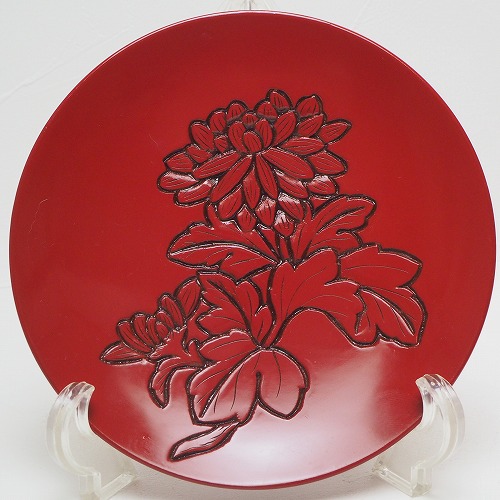 中国 堆朱 古玩 飾皿 葡萄漆器骨董中国美術古玩 時代物