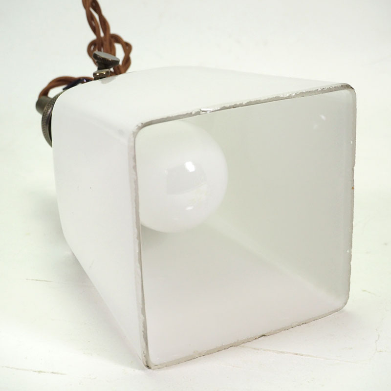 楽天市場】電気の笠 ランプシェード 0166 ガラス 電傘 電笠 照明 雑貨