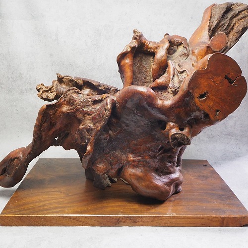 楽天市場】0286 木のオブジェ 木の飾り物置物 古道具 木 古民具 レトロ