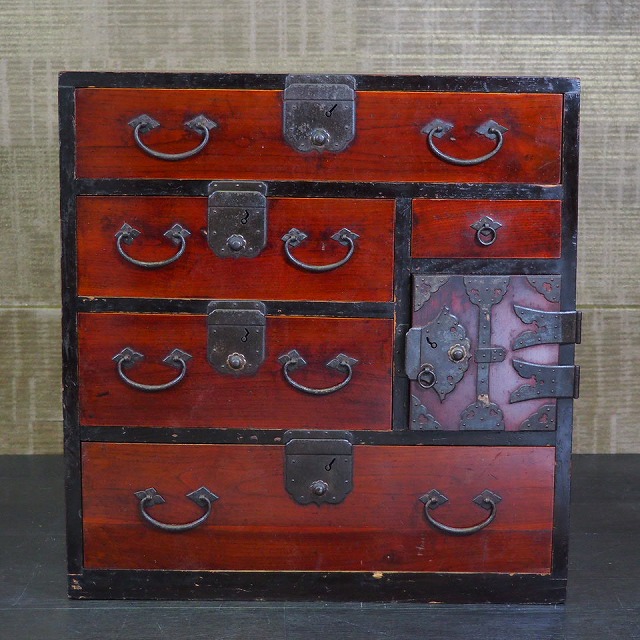 巨匠作品 芸術美術 骨董 箪笥 アンティーク 小箱 激安最終赤字大処分