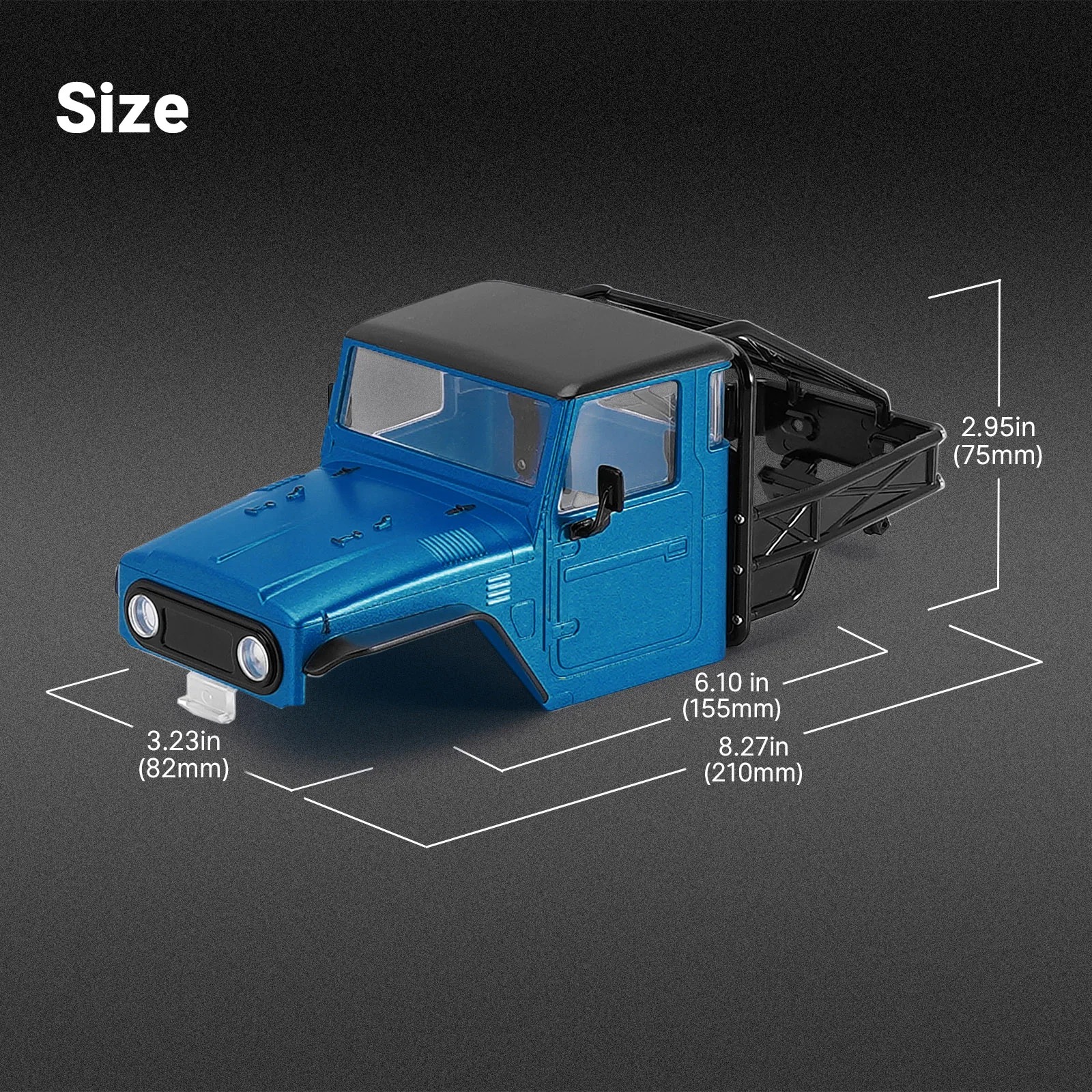 楽天市場】Traxxas トラクサス TRX-4M ボディー IR401/18 RCクローラー