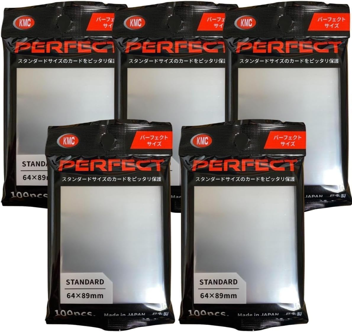 KMC パーフェクトサイズ スリーブ64x89mm 100枚入×30個セット