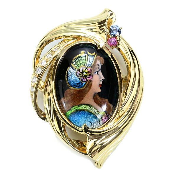 aya梶光夫 エマーユブローチ 楽天市場】梶光夫KAJIMITSUO エマーユ