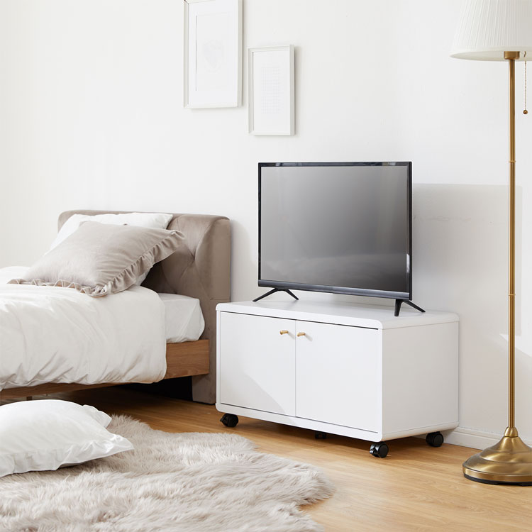 楽天市場】テレビ台 かわいい 可愛い 収納 TV台 一人暮らし ホワイト