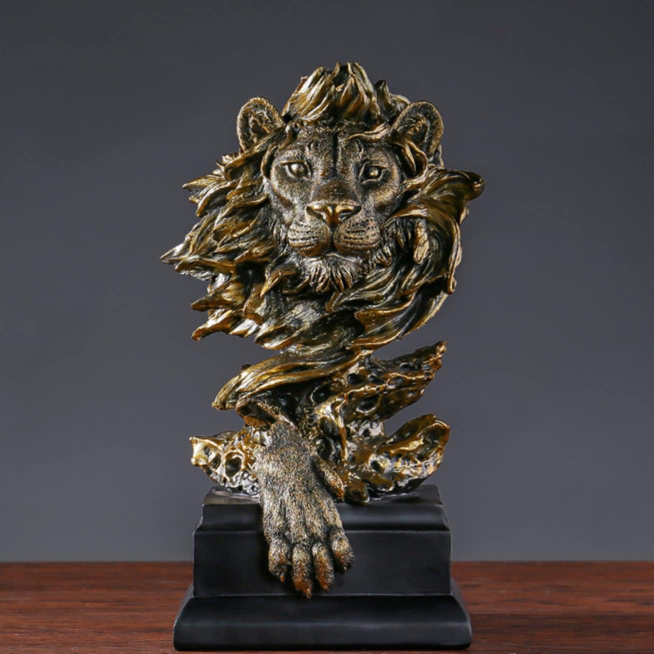 色彩豊かな獅子像 置物 九谷焼】色彩豊かな獅子像 置物