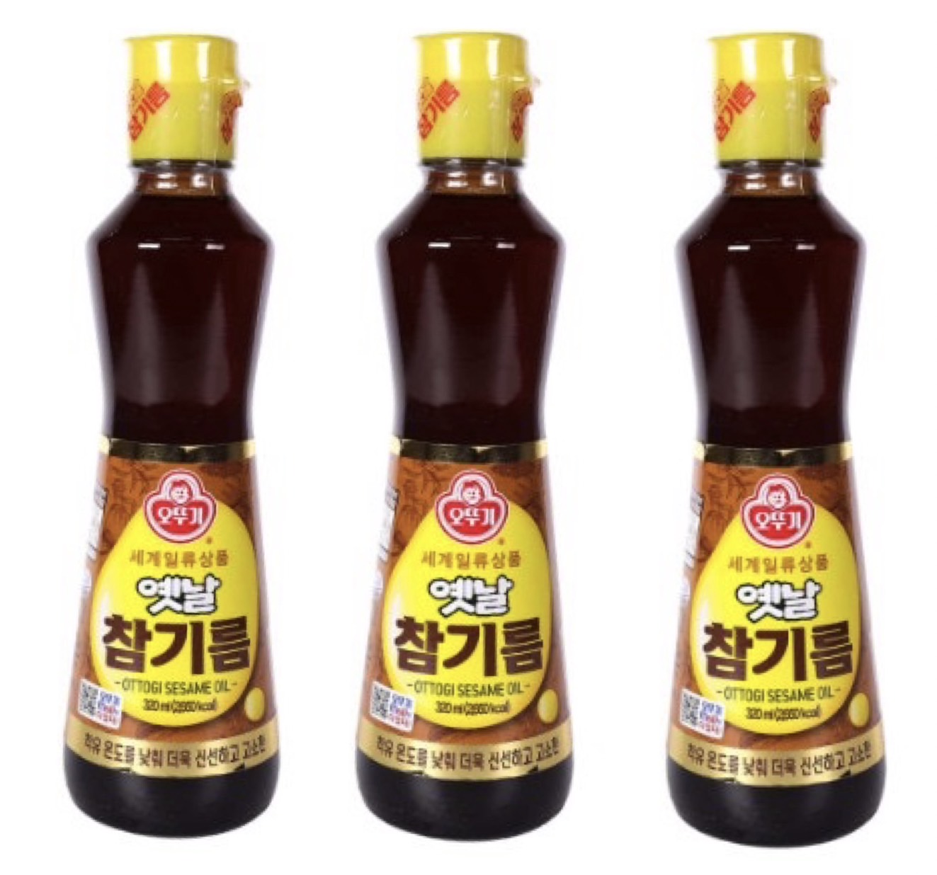 楽天市場】【送料無料】オットギ 昔の ごま油 320ml x 3本 100% 韓国