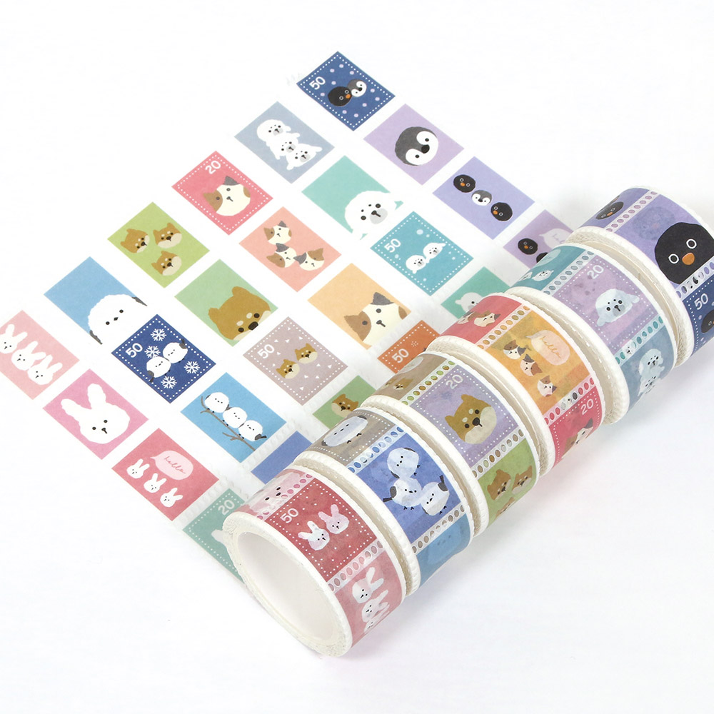 楽天市場】【楽天ランキング2位】トリオ／切手型マスキングテープ