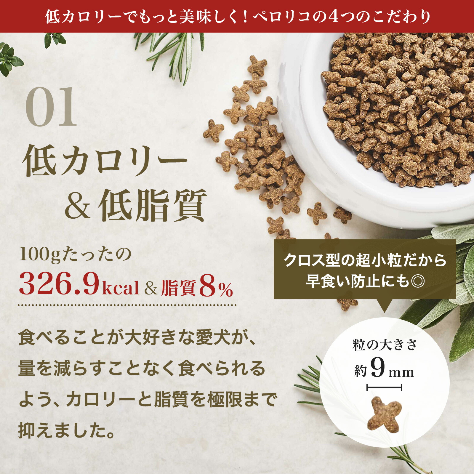 楽天市場】【公式】ペロリコドッグフード ライト （1.8kg） 全犬種・1