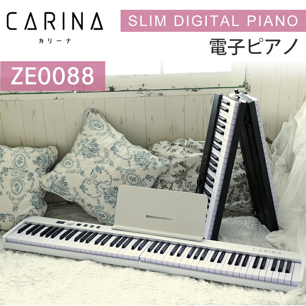 楽天市場】【最新モデル・鍵盤光る】折りたたみ電子ピアノ 88鍵盤