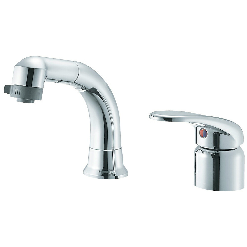 SANEI シングルスプレー混合栓(洗髪用) K37110EJV-C-13 (水栓金具