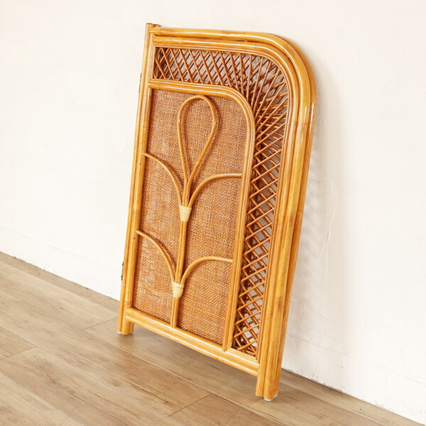 籐家具 ラタン 5連 パーテーション ブラインド 間仕切り 衝立 昭和