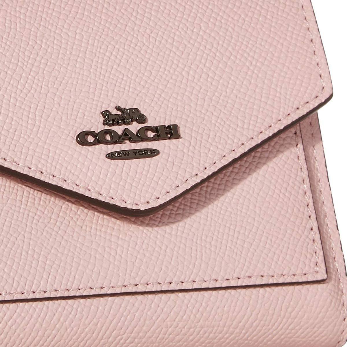 楽天市場】コーチ 財布 三つ折り アウトレット ピンク 三つ折り財布