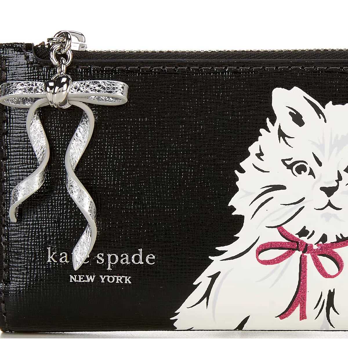 楽天市場】ケイトスペード 財布 二つ折り レディース 猫キャット