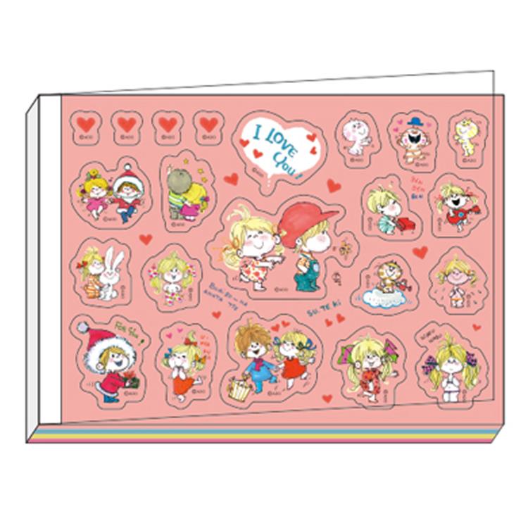 楽天市場】水森亜土 メモパッド シール付 ピンク 405481 Ado Mizumori