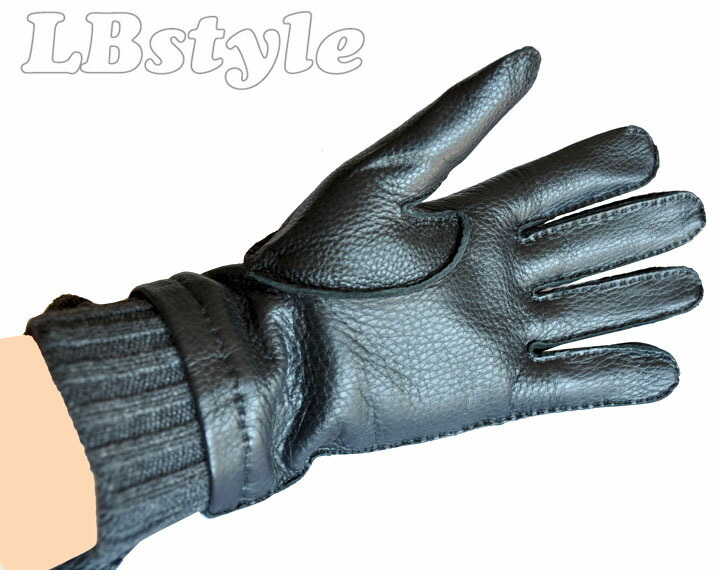 dunhill ダンヒル最高級レザー手袋カシミヤ100 未使用黒イタリア製