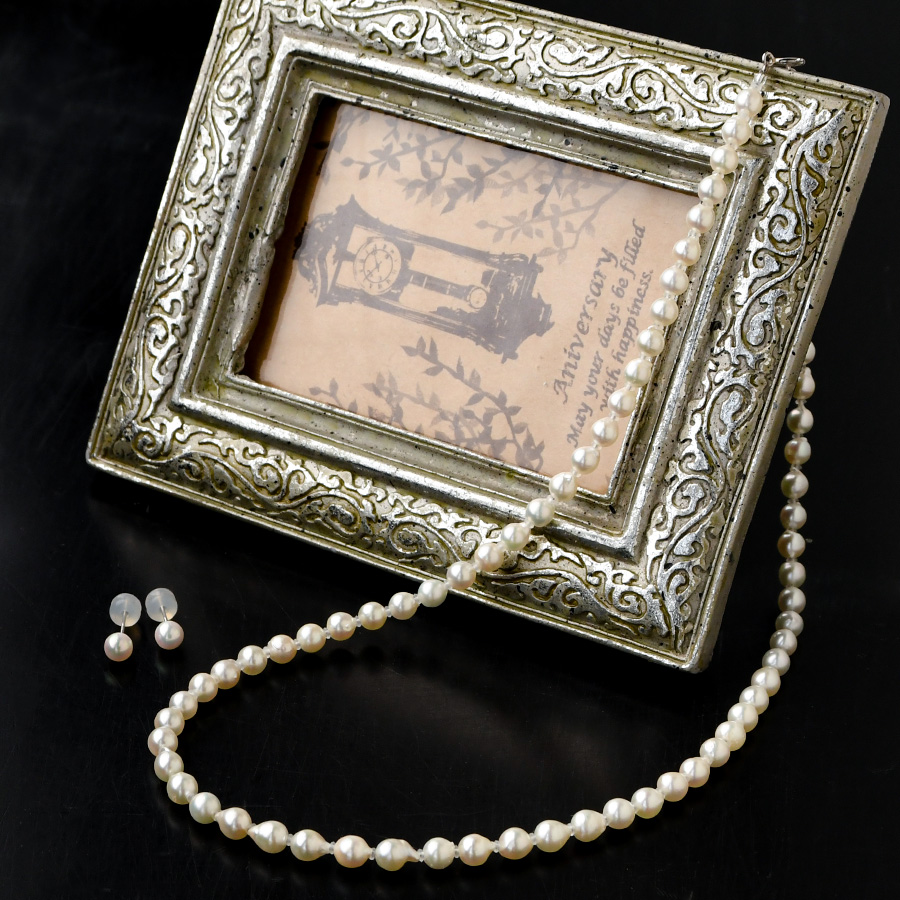 楽天市場】ベビーパール バロック アコヤ真珠 ネックレス ピアス