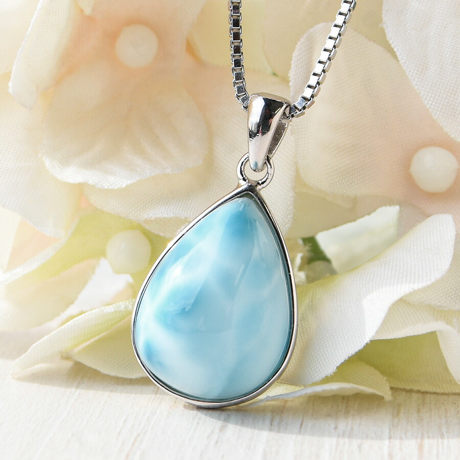 楽天市場】ラリマー ペンダントトップ ドロップ ルースが選べる