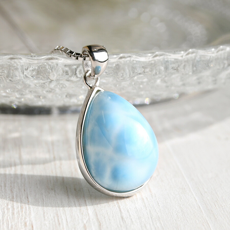 楽天市場】ラリマー ペンダントトップ ドロップ ルースが選べる