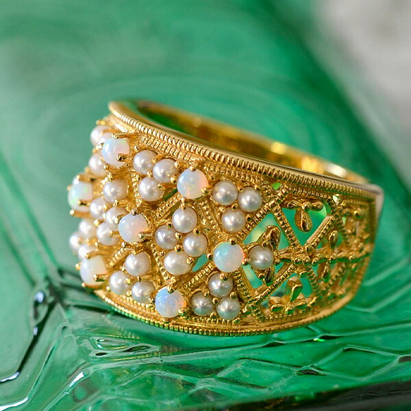 おっとと☺︎ 値下げ、即買いok様 アンティーク オパールシードパール