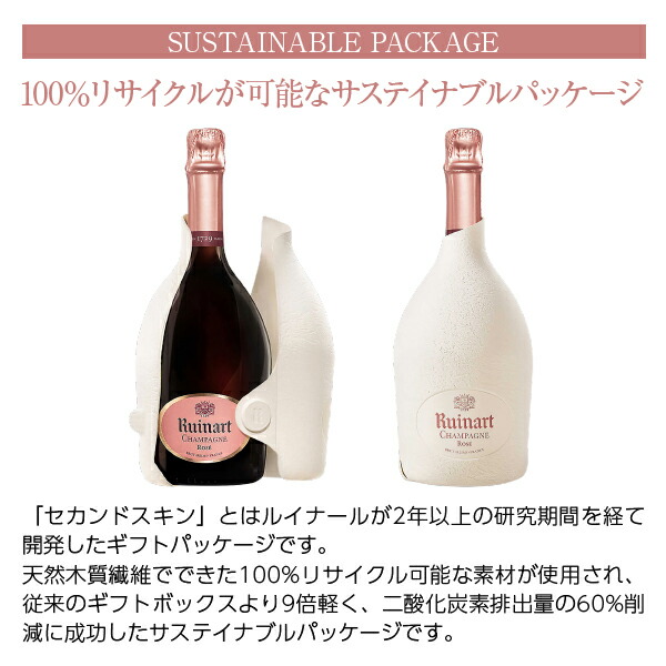 楽天市場】ルイナール（リュイナール） ロゼ セカンドスキン 正規 箱