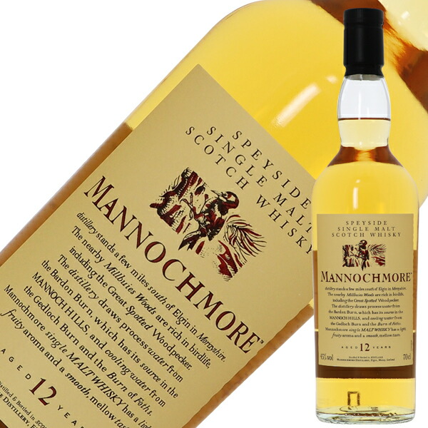 楽天市場】花と動物シリーズ マノックモア 12年 スペイサイド シングル