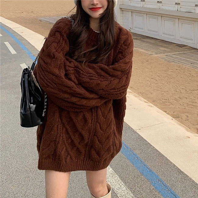 楽天市場】【送料無料】ニットセーター 長袖 レディース ニット