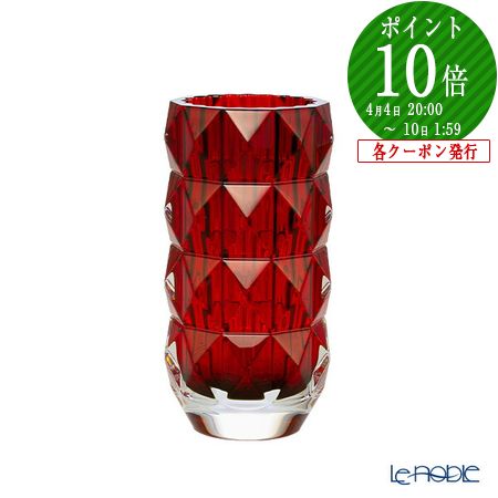 バカラ ルクソール フラワーベース 共箱 高15㎝ 東Y7-1119☆1Fトヒト