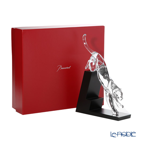 Baccarat バカラ チーター 38×8 cm パンサーリープ フィギュリン
