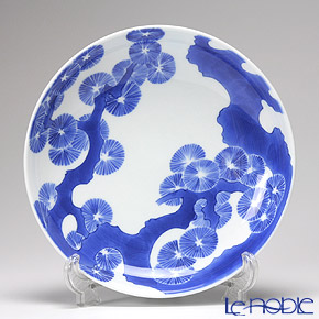 楽天市場】【伝統工芸】古琳庵窯 染付松絵 鍋島木杯九寸鉢 古琳庵