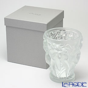 ラリック 花瓶 フラーベース ハト 鳥 箱付き シルヴィー フロステッド