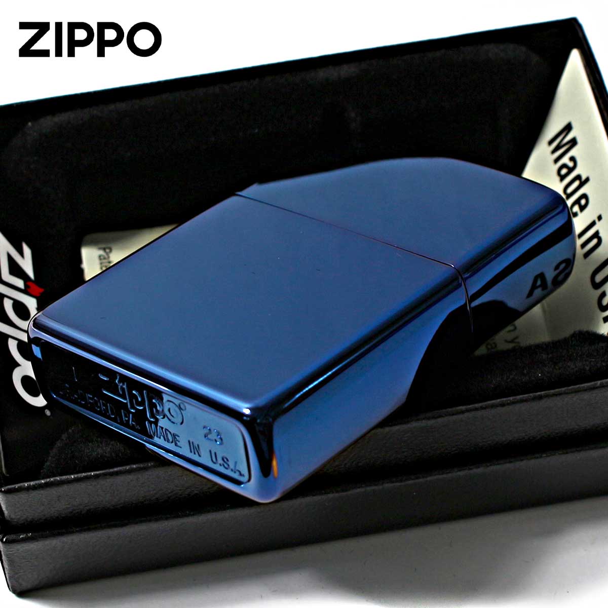 ZIPPO 青ベロアケース 8個 ZIPPO（ジッポー） ライター マリア ジッポ