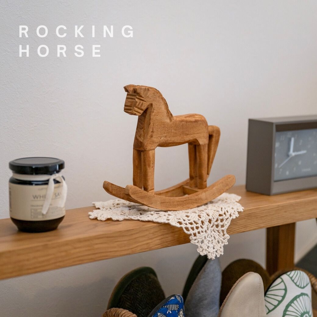 楽天市場】ウッドロッキングホース ロッキングホース 木馬 ゆらゆら