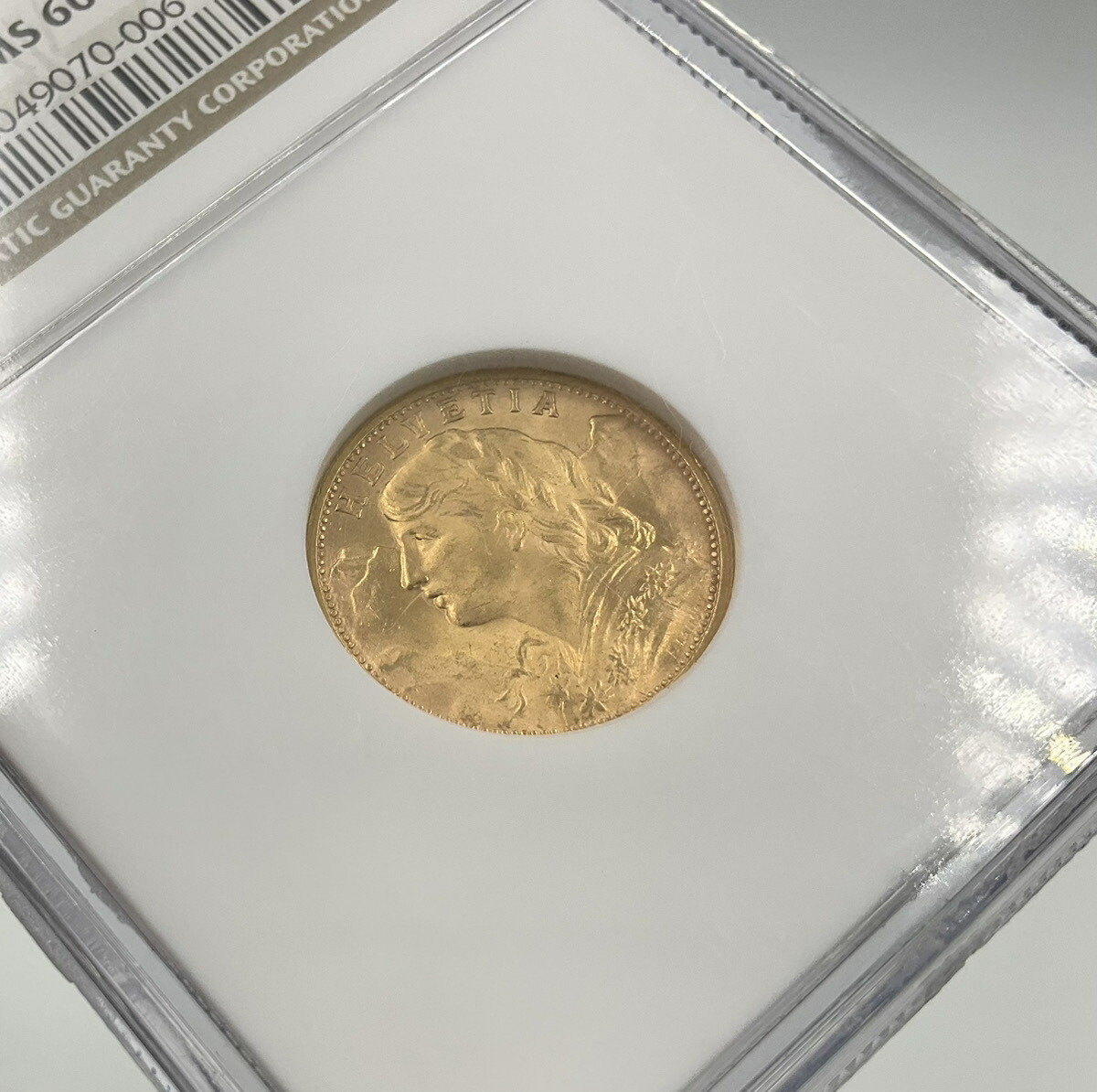 楽天市場】1935年 LB スイス ヘルヴェティア 20フラン 金貨 アルプスの
