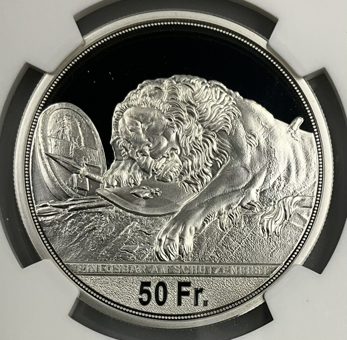 楽天市場】2021年 スイス 現代射撃祭 ルツェルン 50フラン 銀貨 NGC社