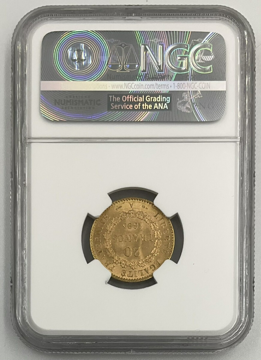 楽天市場】1895年 A フランス エンジェル 20フラン 金貨 天使と雄鶏