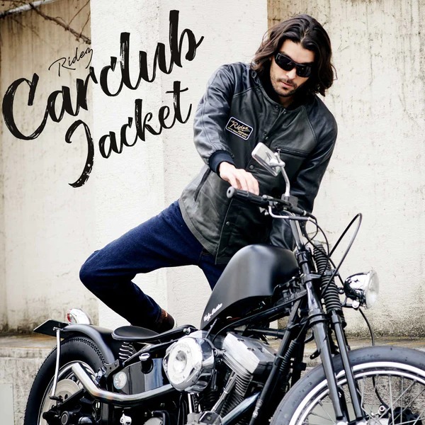 RIDEZ シングル ライダース レザージャケット シープスキン ブラック L