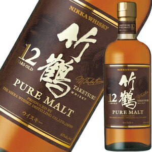楽天市場】ニッカ 竹鶴12年 ピュアモルト40度 700ml ［ウイスキー