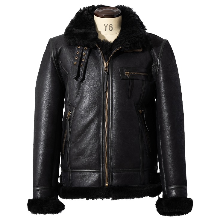 楽天市場】Liugoo Leathers 本革 B-3タイプライダース レザー