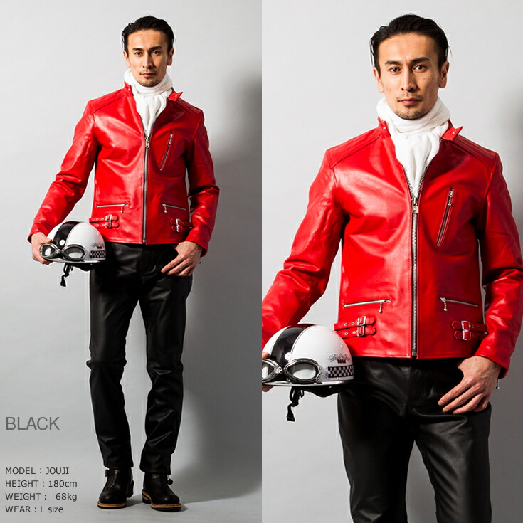 楽天市場】Horn Works 本革 UKシングルライダースジャケット メンズ